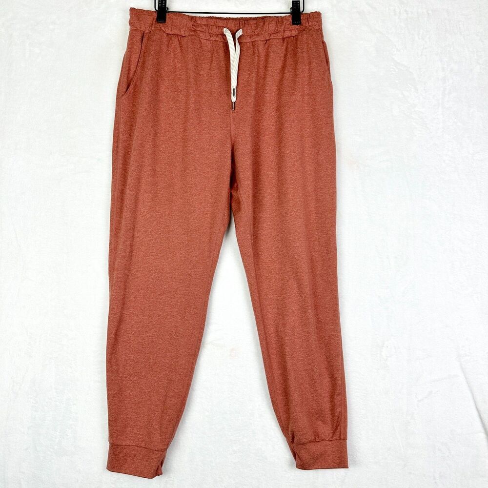 Vuori Womens Performance Jogger Size Large Tamarind Heather Athletic Active